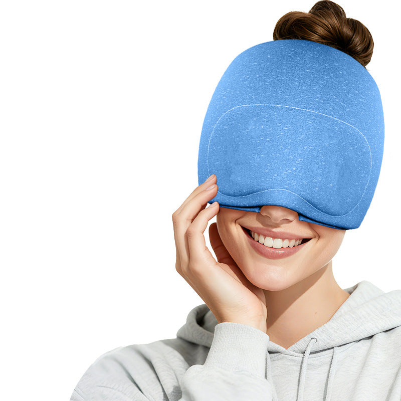 The Arctic Cap, 360° Cooling Gel Cap with Slide-Up Eye Mask